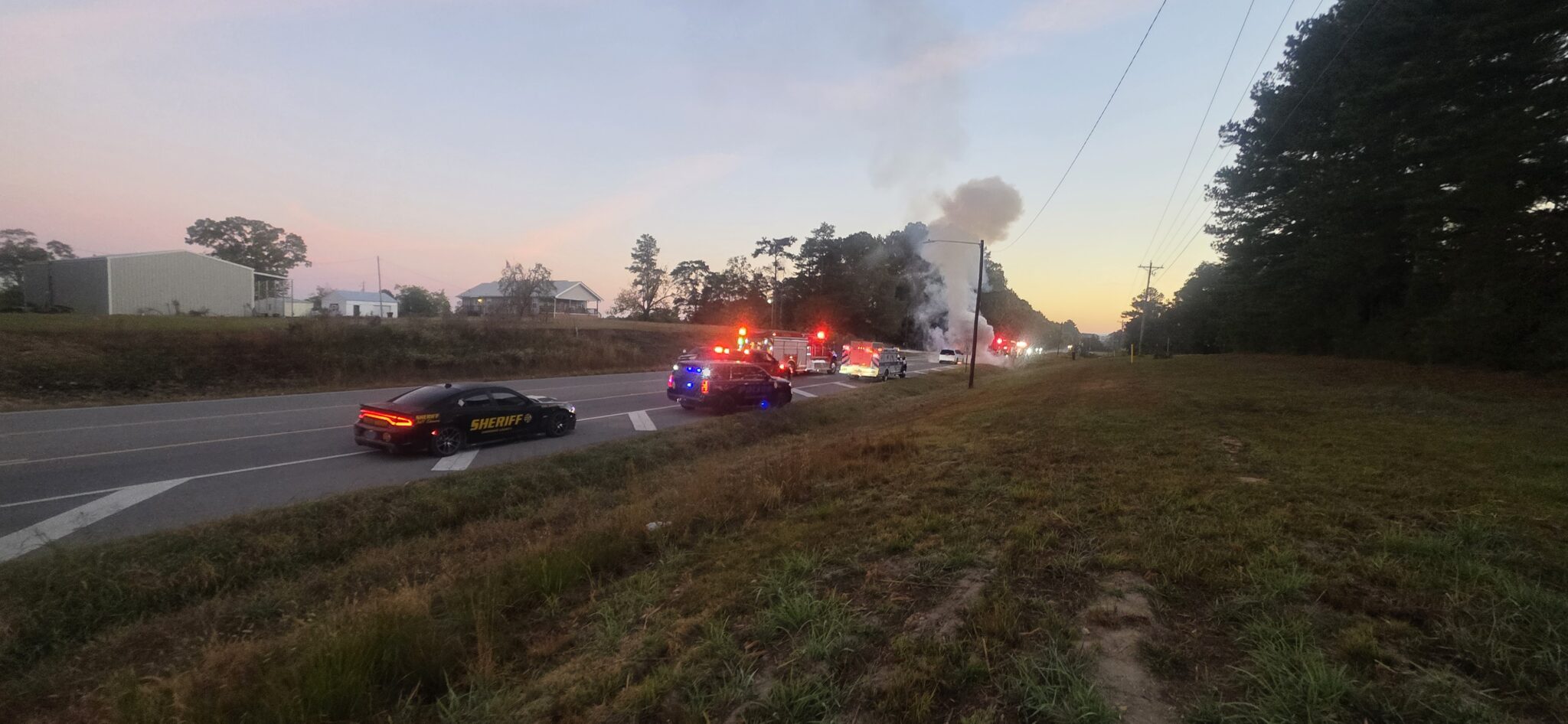 Quick Response Extinguishes Van Fire After School Bus Struck in Centre ...