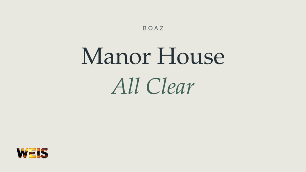 WEIS news header announcing the all-clear at Manor House in Boaz after a rooftop AC unit failure.
