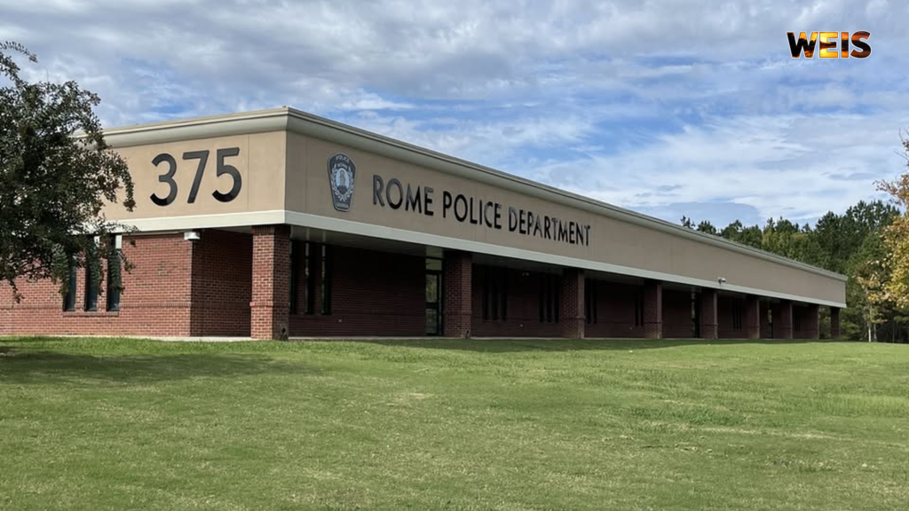 Rome Police Department building, featured with the September 2026 activity report.